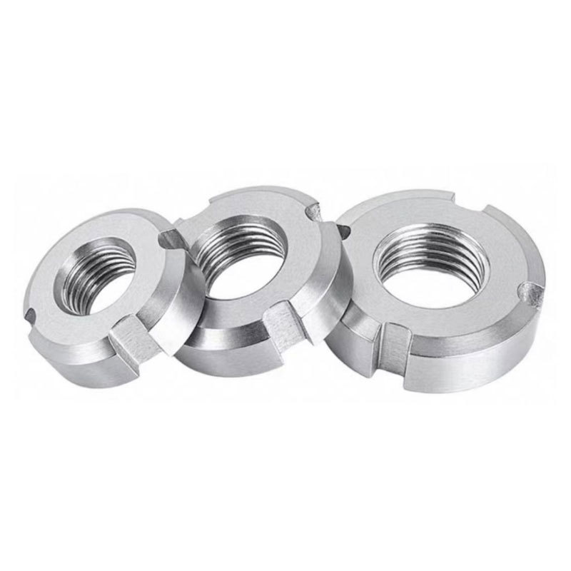 Radially Grooved Slotted Round Nut