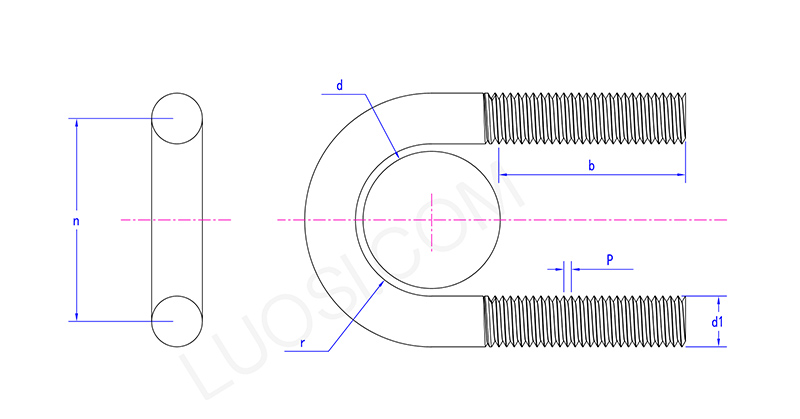 Threaded U Bolt