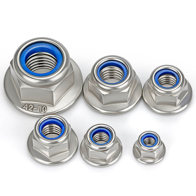 فلانج کے ساتھ نایلان لاک نٹ