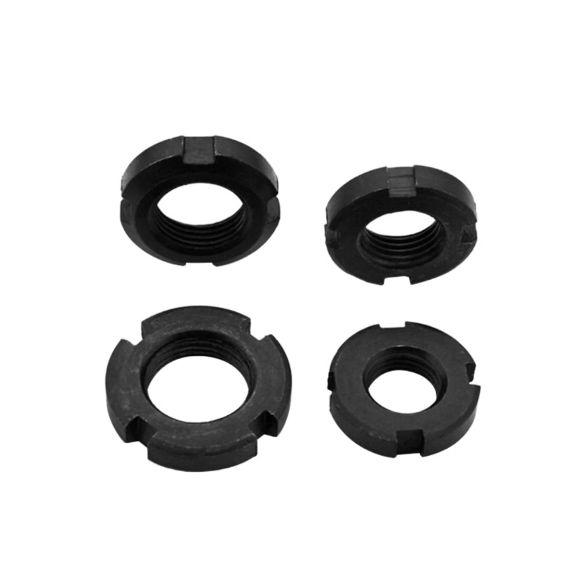 شیک پروف سلاٹڈ لاکنگ گول نٹ